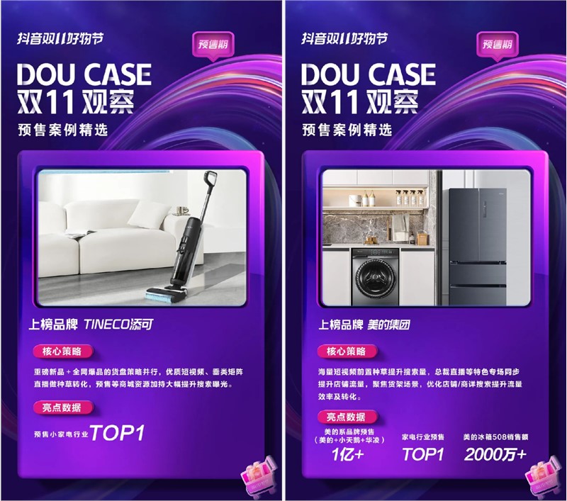 抖音雙11好物節圓滿收官！消費電子家居生活行業生意增長創新高